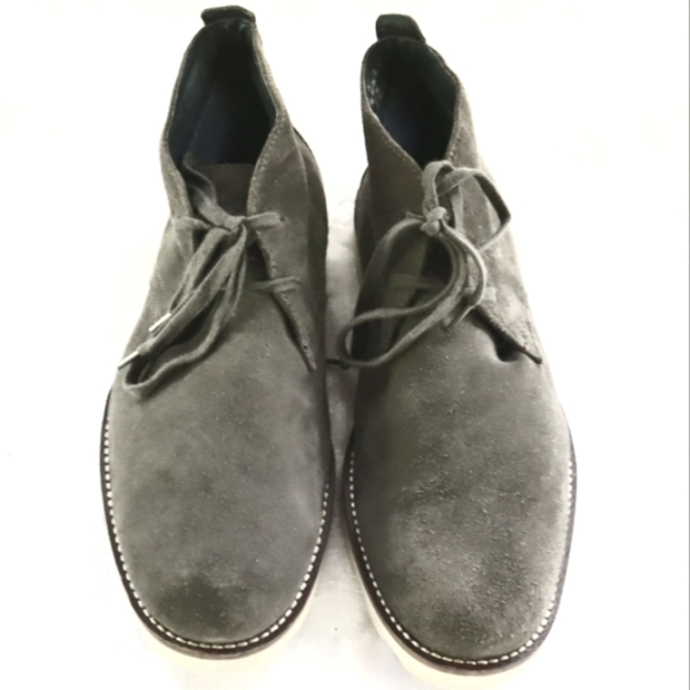 Odin's NY Men's Grey Leather Chukka Boots size 12